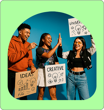 Un grupo de creadores UGCs que representan la comunidad de Universe.